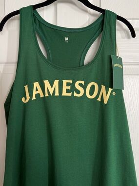 NWT Jameson Green Logo Racerback Tank